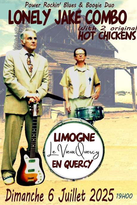 Concert au Vieux Quercy: Lonely Jake Combo
