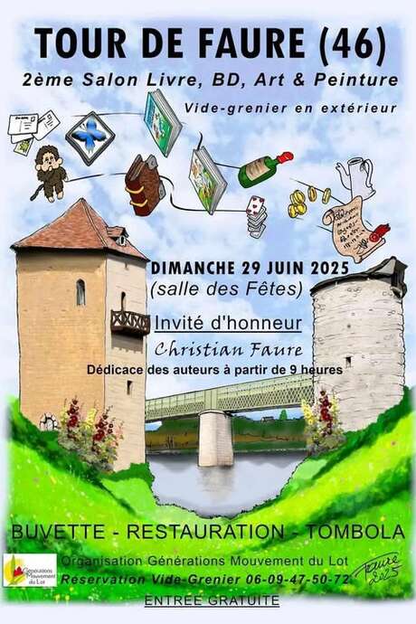 Salon du livre, BD, arts et peintures