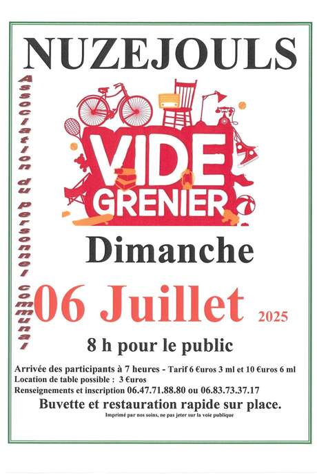 Vide-greniers à Nuzéjouls