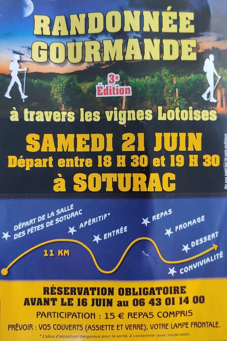 Randonnée gourmande à Soturac
