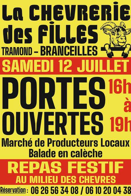 Portes ouvertes à la Chèvrerie des Filles à Branceilles