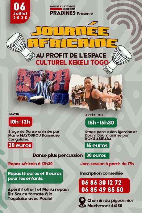 Journée africaine par Danses et Rythmes Africains Pradines