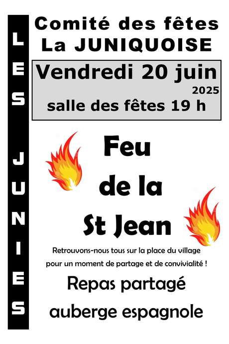 Feu de la Saint-Jean aux Junies