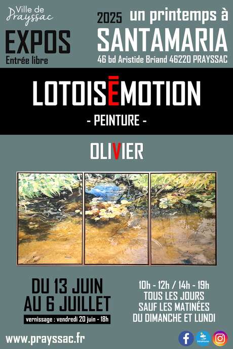 Exposition à Santamaria: "Lotois'Emotion"