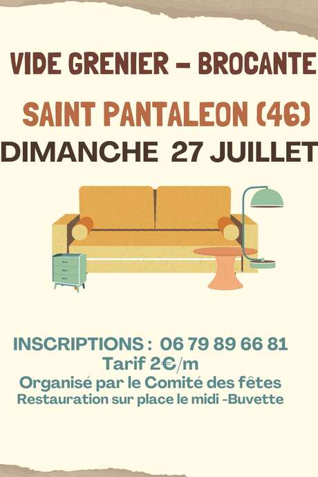 Vide-greniers à Saint-Pantaléon