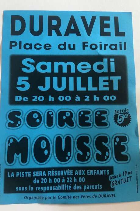 Soirée mousse à Duravel