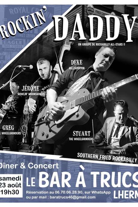 Concert au Bar à Trucs: Rockin' daddy