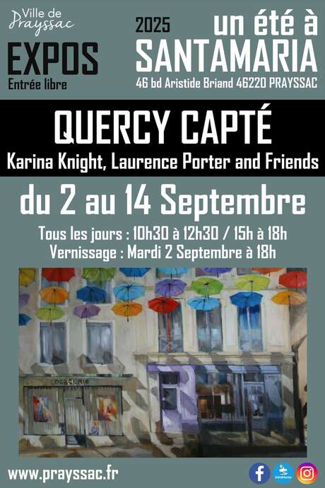 Exposition à Santamaria: "Quercy capté"