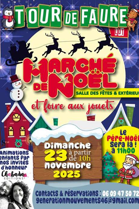 Marché de Noël et foire aux jouets à Tour-de-Faure