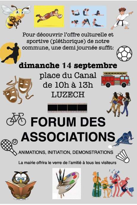 Forum des associations à Luzech