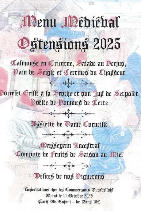 Repas médiéval des Ostensions 2025