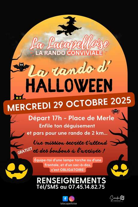 La rando d'Halloween à Lacapelle (Cahors)