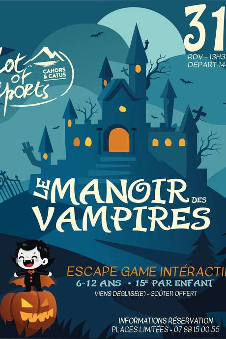 Le Manoir des vampires : Escape game interactif