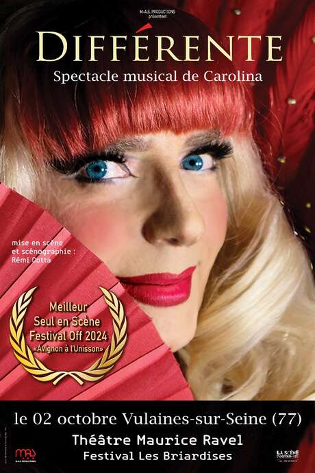 Café Théâtre Côté Rocher - Carolina dans "Différente"