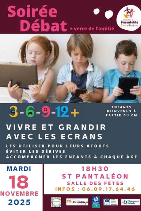 Soirée débat : vivre et grandir avec les écrans