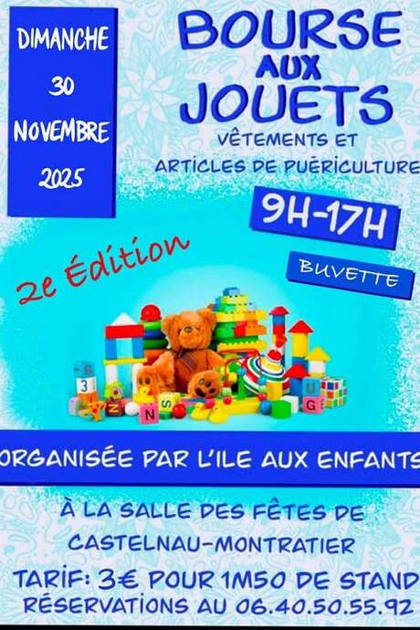 Bourse aux jouets à Castelnau-Montratier
