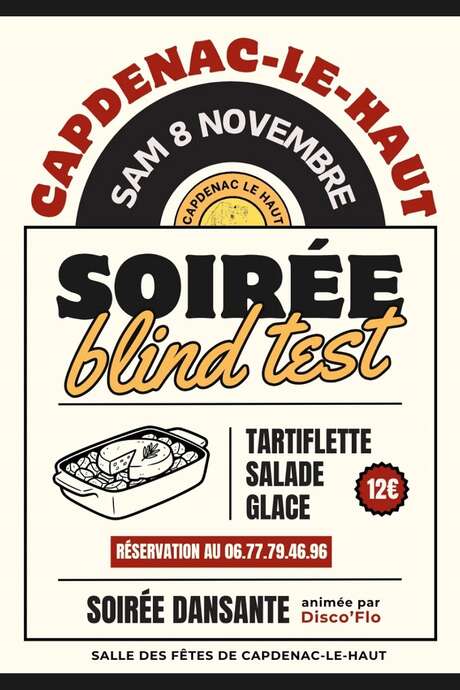 Soirée blind test à Capdenac-le-Haut