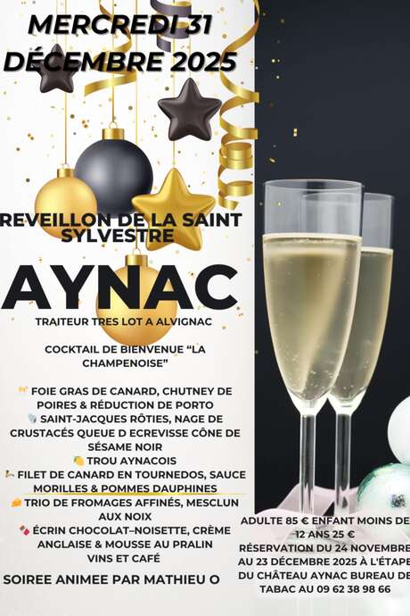 Réveillon de la Saint-Sylvestre à Aynac