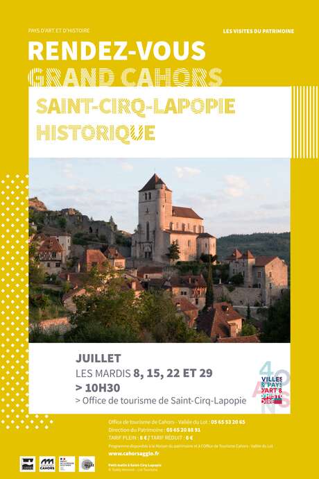 Visite guidée : Saint-Cirq Lapopie historique