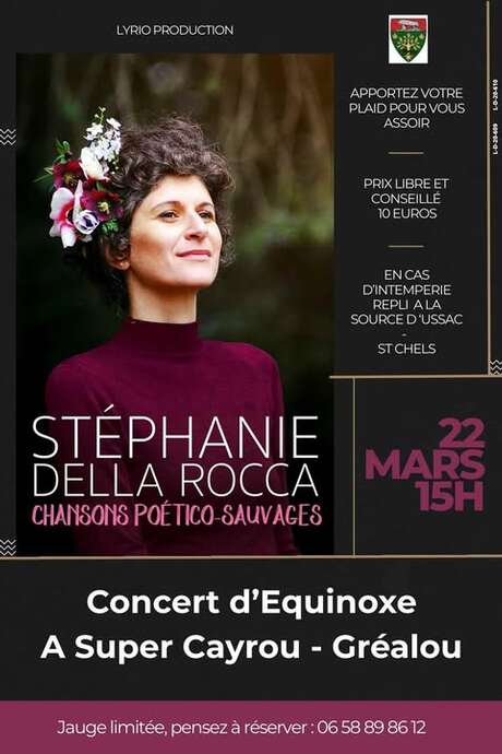 Concert : Stéphanie Della Rocca, chansons poético-sauvages, à Super Cayrou Gréalou