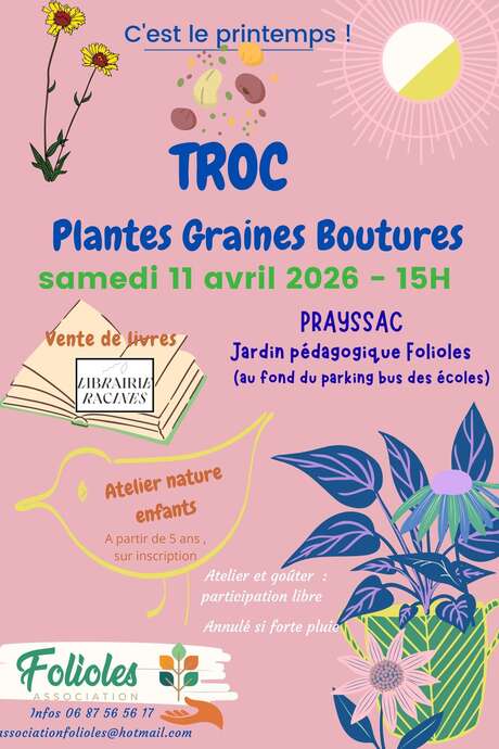 Troc de plantes, graines et boutures à Prayssac