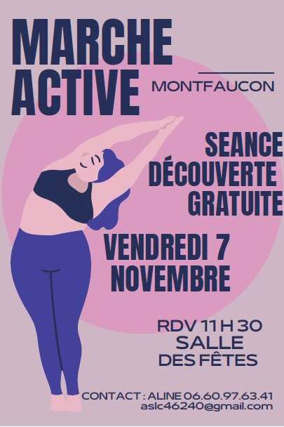Séance découverte de Marche Active à Montfaucon