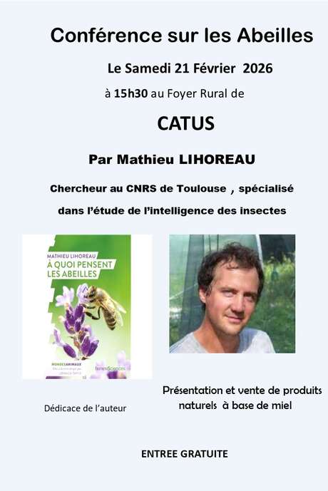 Conférence : A quoi pensent les abeilles ?