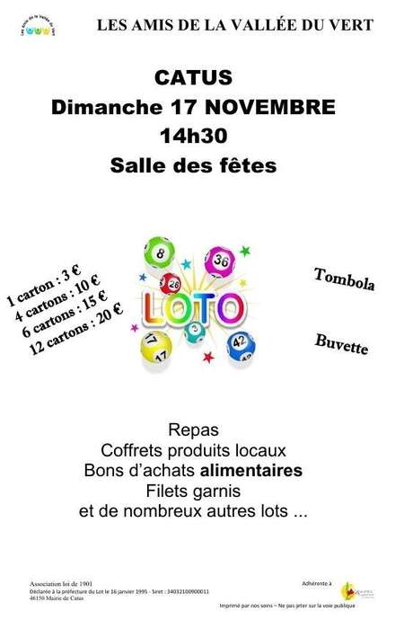 Loto des amis de la Vallée du Vert