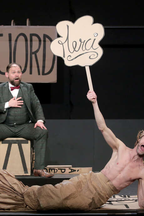 Théâtre de l'Usine - Les gros patinent bien Pierre Guillois  - Olivier Martin-Salvan