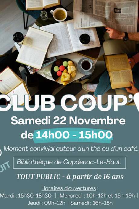 Club coup de cœur à la bibliothèque de Capdenac-le-Haut