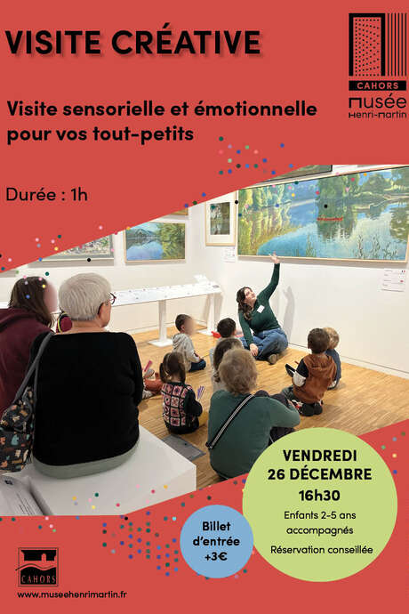 Visite créative en famille pour les tout-petits au Musée Henri-Martin