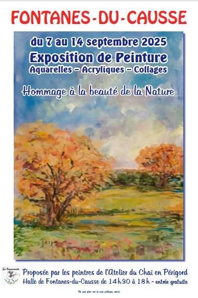 Exposition de peinture à Fontanes-du-Causse