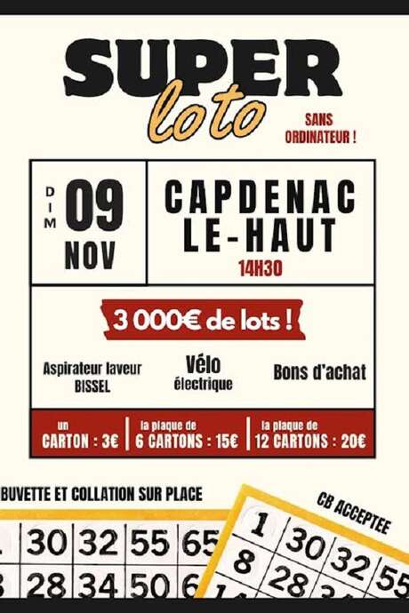 Loto à Capdenac-le-Haut