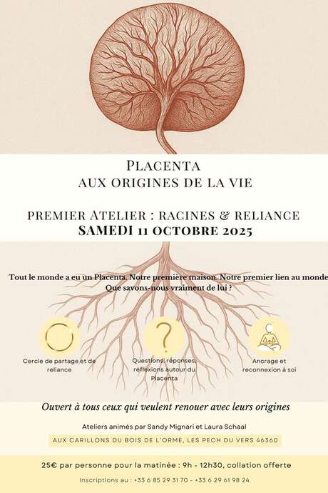Placenta, aux origines de la vie. Premier atelier : Racines et Reliance