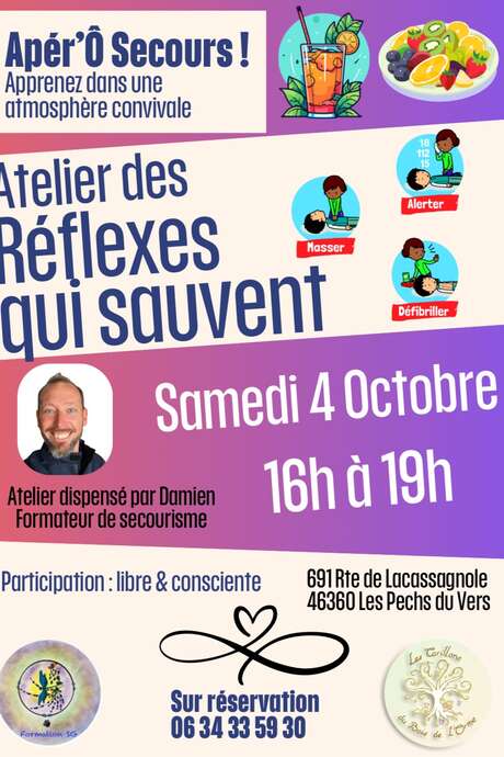 ApérÔ Secours, atelier des réflexes qui sauvent