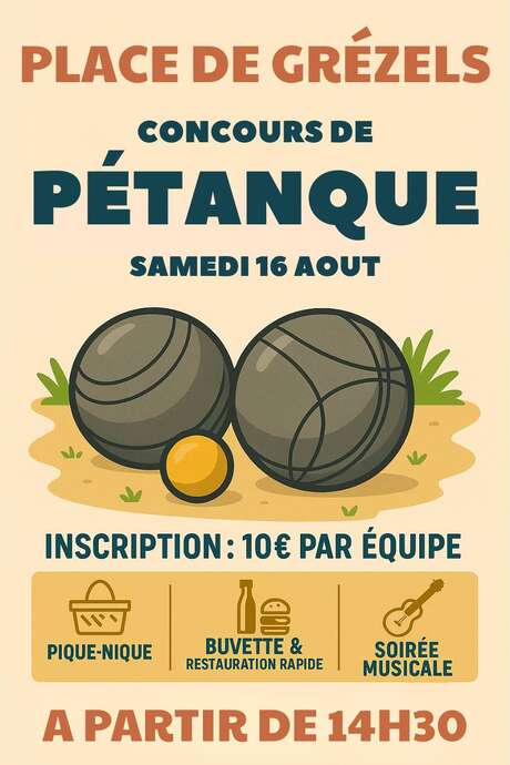 Concours de pétanque