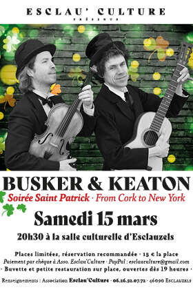 Concert à Esclauzels : Busker & Keaton