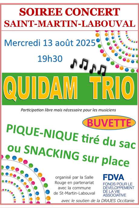 Concert Quidam Trio