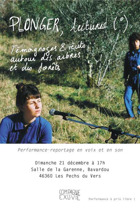 Spectacle au Bavardou : lectures, témoignages et récites autour des arbres et des forêts