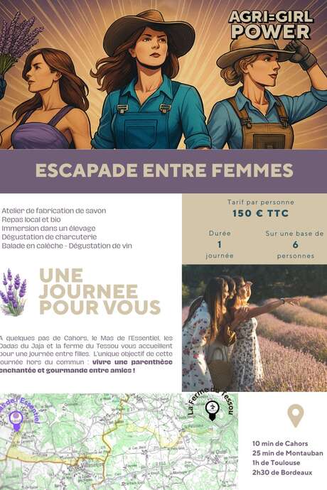 Escapades entre femmes à Villesèque