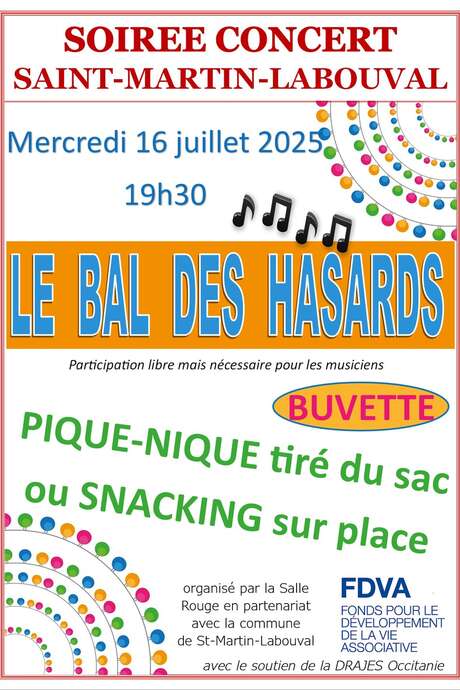 Concert Le bal des hasards