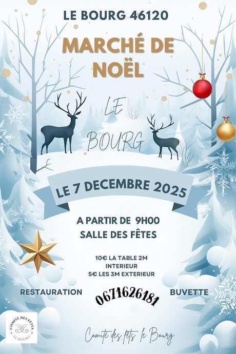 Marché de Noël à Le Bourg
