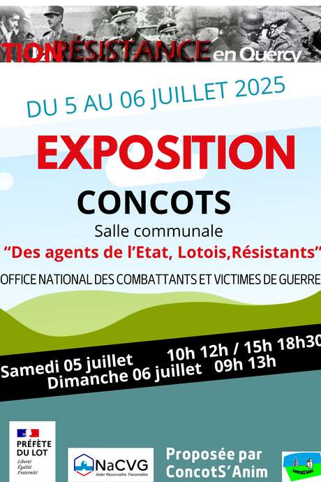 Exposition : "Des agents de l'état, Lotois, Résistants"