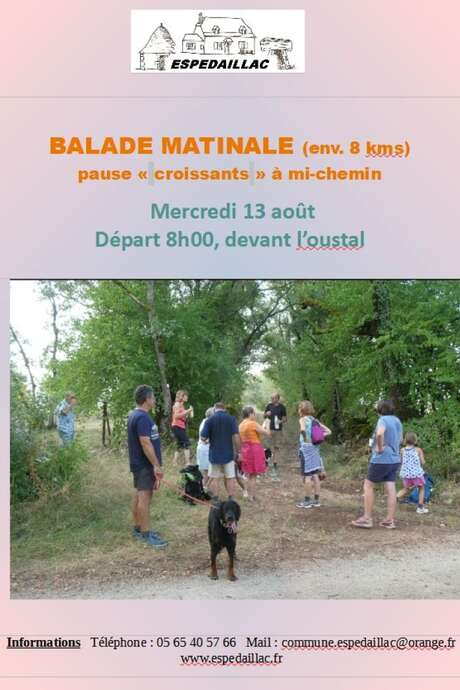 Balade matinale à Espédaillac