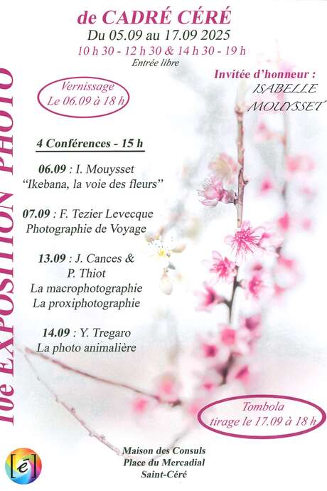 Exposition de photographies - Cadre Céré