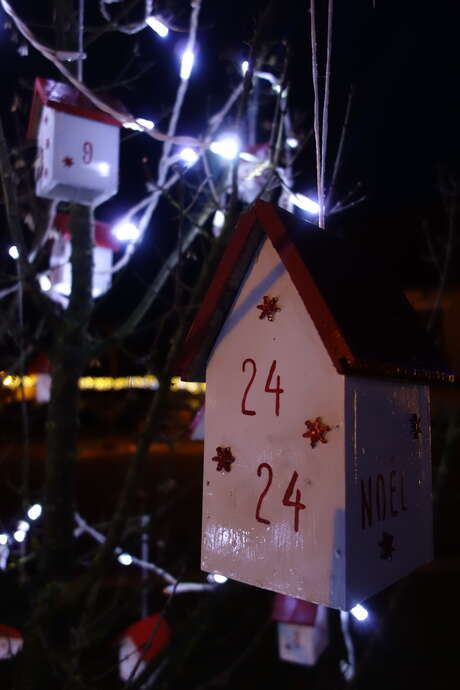 Décorations de Noël à Montfaucon