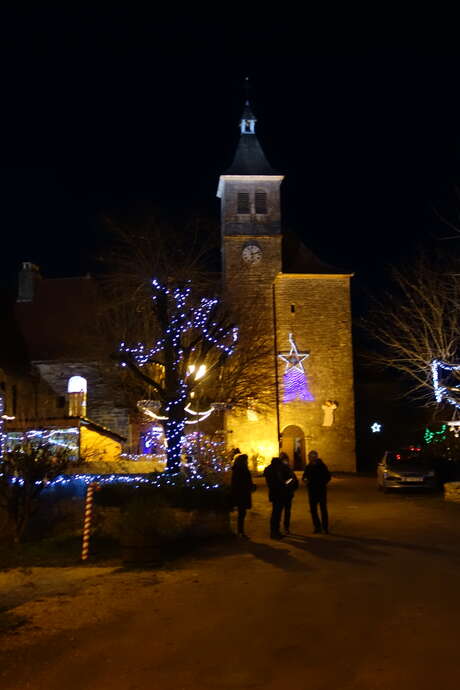 Illuminations de Noël à Lunegarde