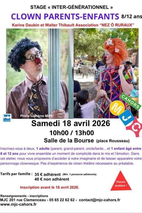 Stage clown parents-enfants