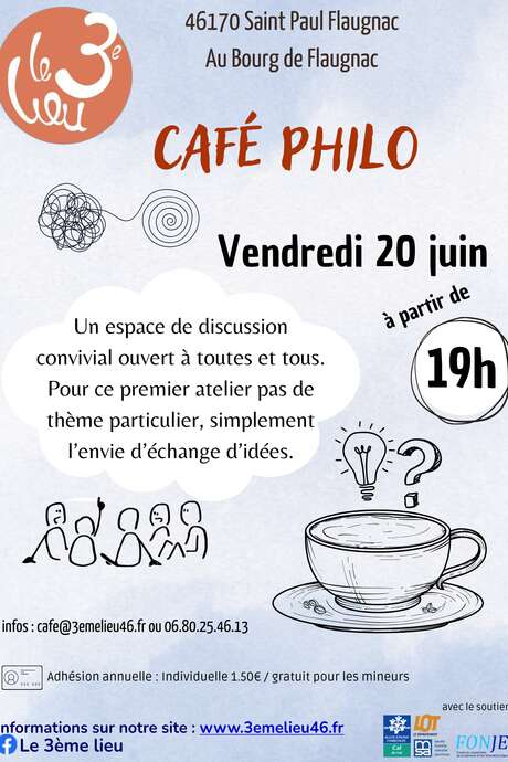 Café Philo au 3ème lieu