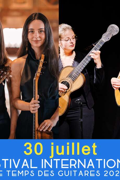 Festival le Temps des Guitares : Soirée DUOS de guitares classiques et romantiques